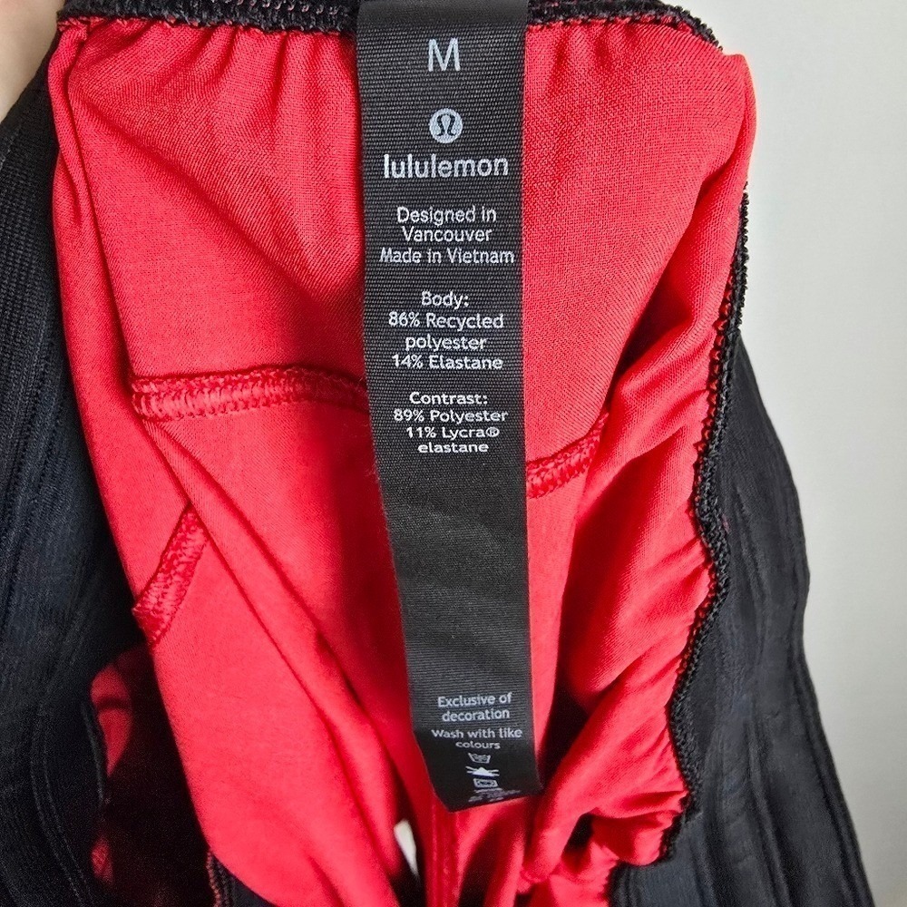 Lululemon Athletica Mens T.H.E. Short 20th Anniversary Red Pull-on Logo Medium - Picture 11 of 11